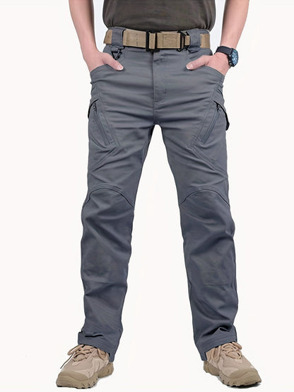 Waterproof Tactical Cargo Pants - High-Performance Hiking Pants for Outdoor Adventures - Pockets, Sweatproof, Wear-Resistant, Versatile Style