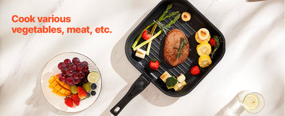 VEVOR 17-Piece Nonstick Granite Cookware Set – Induction Pots, Pans & Frying Tools for Kitchen