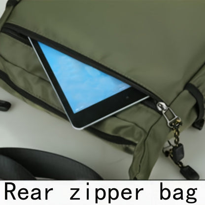 Large Capacity Oxford Cloth Waterproof Crossbody Bag - Durable, Adjustable Sling Shoulder Bag for Men - Ideal for Travel, Leisure, and Student Storage