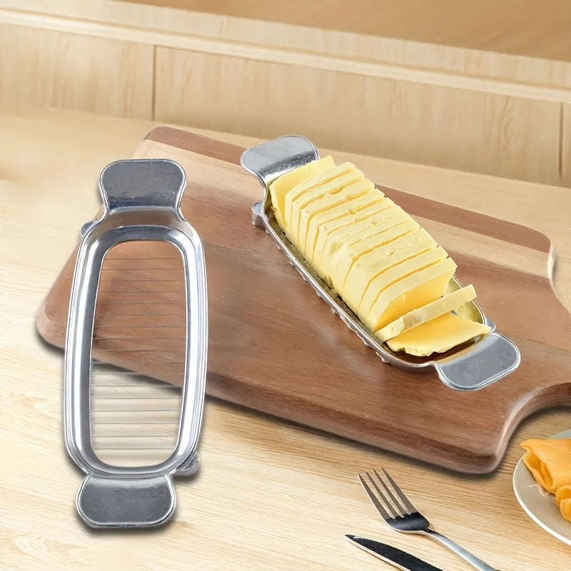 Aluminum Die Casting Cheese Wire Cutter – Multi-Use Butter and Cheese Slicer, Kitchen Utensils, Ideal for Goose Liver and Cheese Divider, Christmas Gift