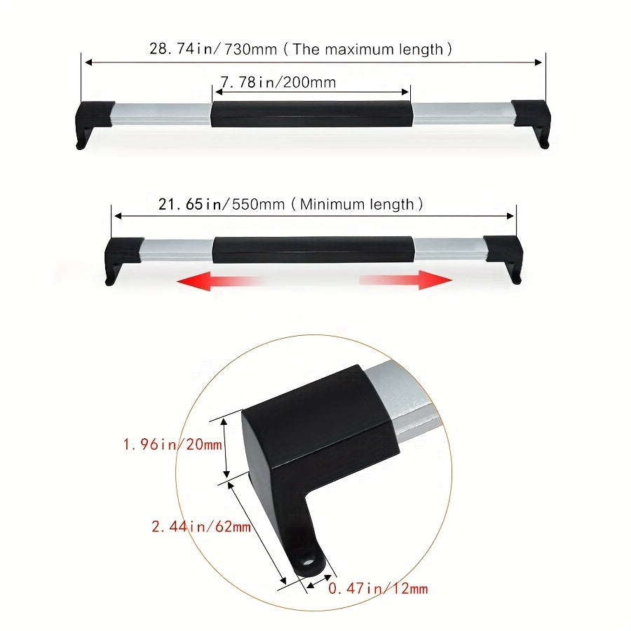 Universal Adjustable RV Door Handle - Secure Grip, Easy Install, Fits All Models for Enhanced Safety and Comfort