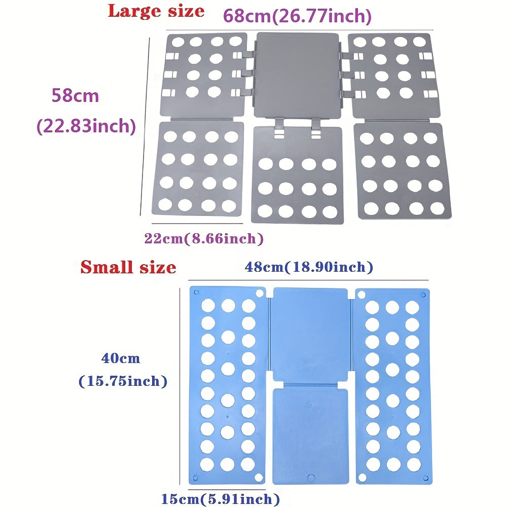 Practical Adult PP Shirt Folding Board - Easy Clothes Folding, Space-Saving, Travel-Friendly | Quick Folding Helper for Home | Perfect for Lazy People, Travelers, Busy Individuals
