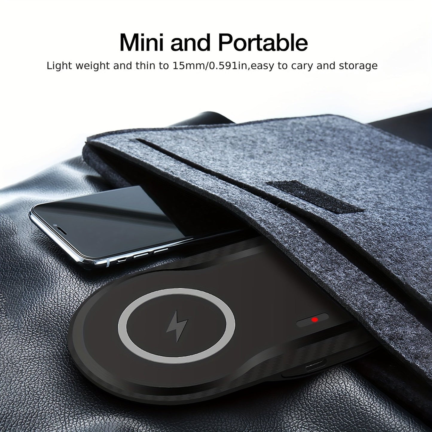 Dual Wireless Charging Pad – 2-in-1 Fast Charger for Samsung S23 Ultra, S22, S21, Note 20, Z Flip, Galaxy Watch 5/4, Galaxy Buds
