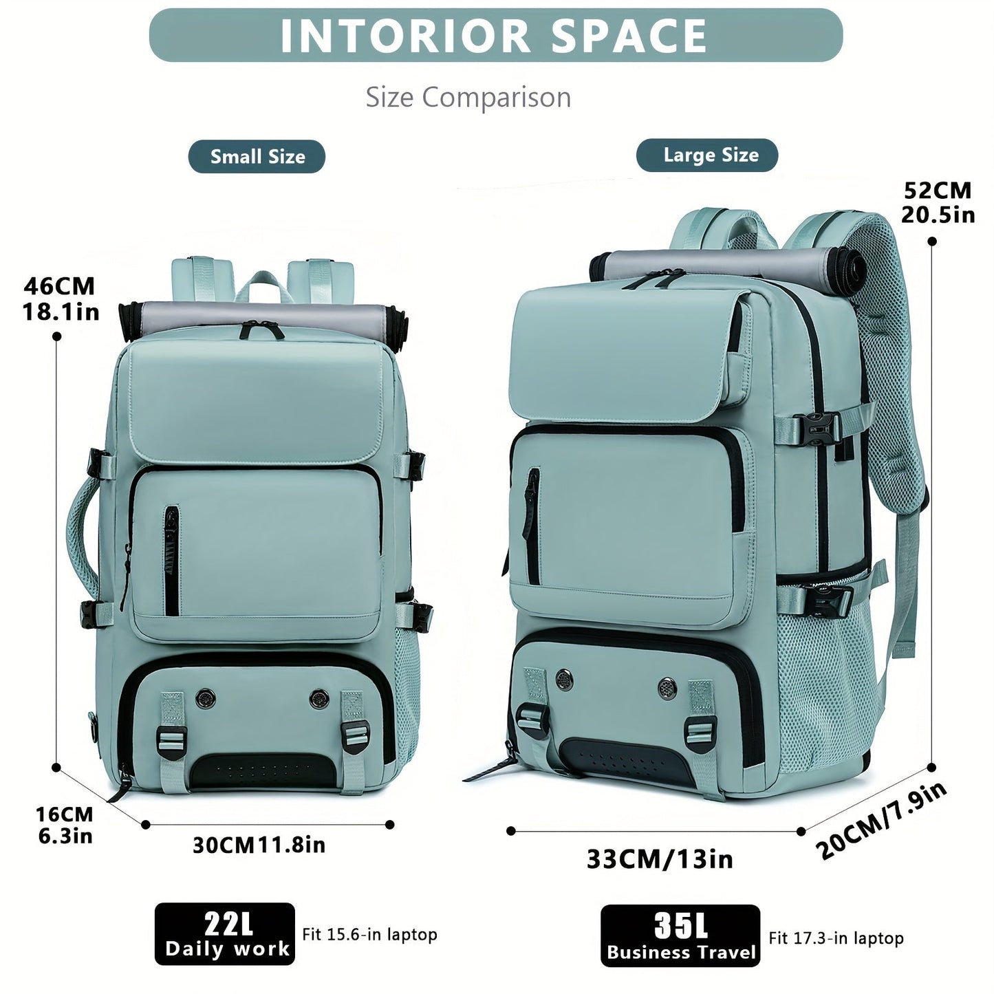 Multi-Functional Large Capacity Backpack – For Men & Women, Hiking and Camping – Outdoor Knapsack with Shoes Compartment and USB Charging Port – Ideal for Business, Laptop, College – Perfect Gifts