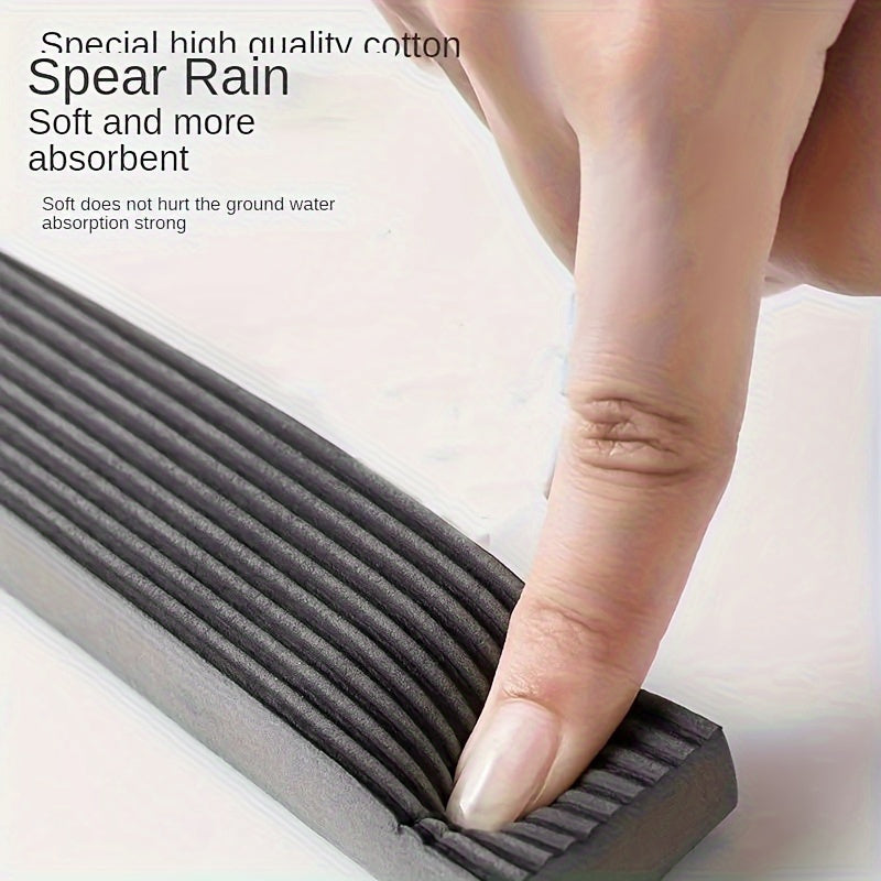 Mini Sponge Mop with Replaceable Head - Portable, Super Absorbent Cleaning Tool for Desk, Car, Bathroom and Windows