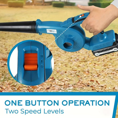 20V High-Capacity Cordless Leaf Blower – Powerful 20 Ah Battery, 2-Speed Control, Lightweight and Compact – Effortless Lawn, Patio, and Garden Cleaning