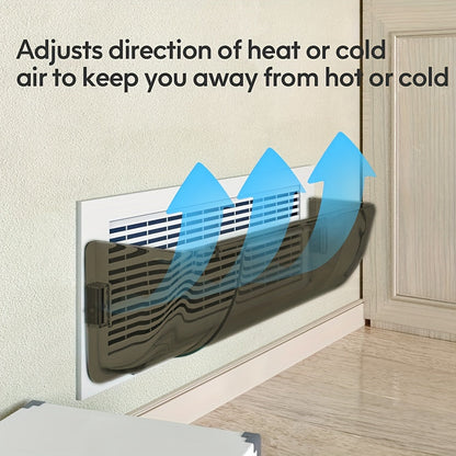 Adjustable Magnetic Air Vent Deflector - Fits 8" to 14" Vents, Improves AC Efficiency, Premium Floor Register Covers