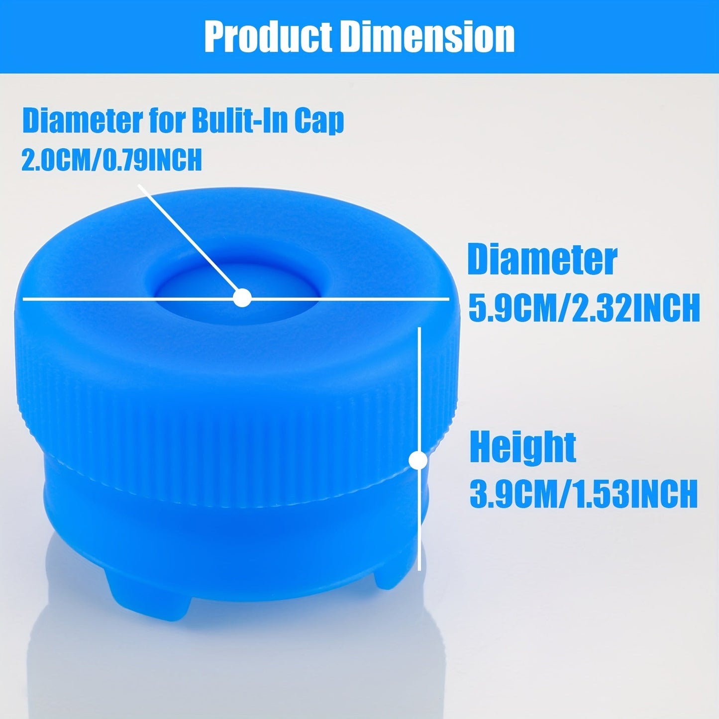 3pcs Silicone Water Bucket Lids - Fits 1, 2, 3, 4, 5 Gallon Buckets, Reusable, High-Temperature Resistant, Easy to Clean, Environmentally Friendly