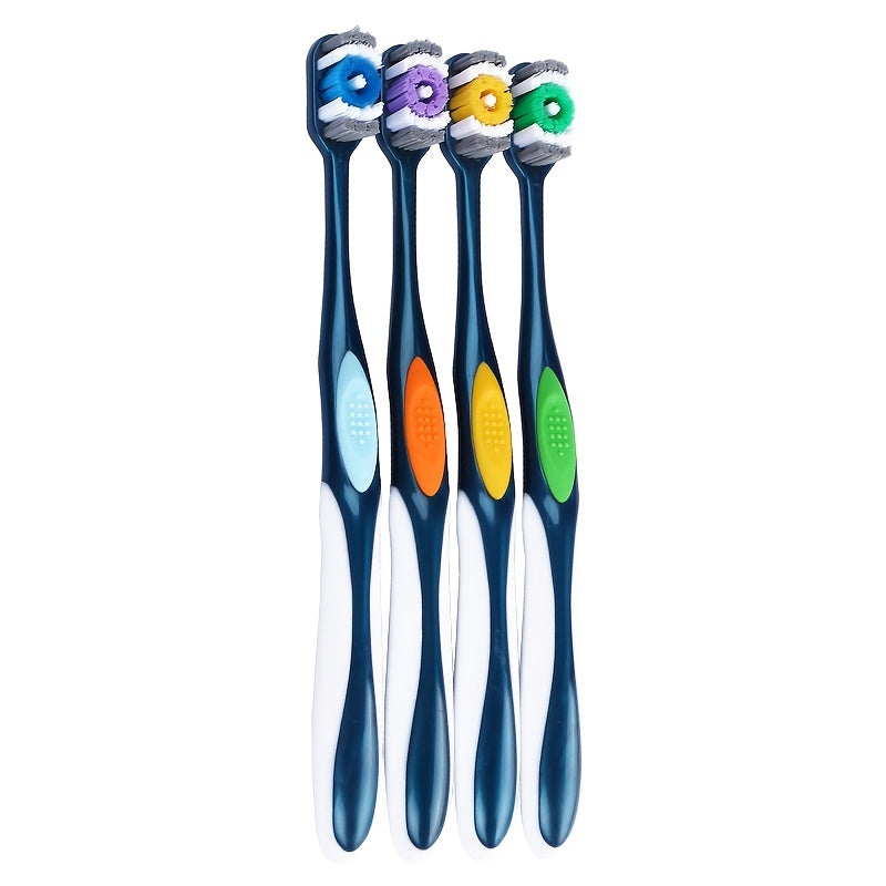6pcs Adult Toothbrush Set – Hard Bristle, Lightweight & Travel-Friendly