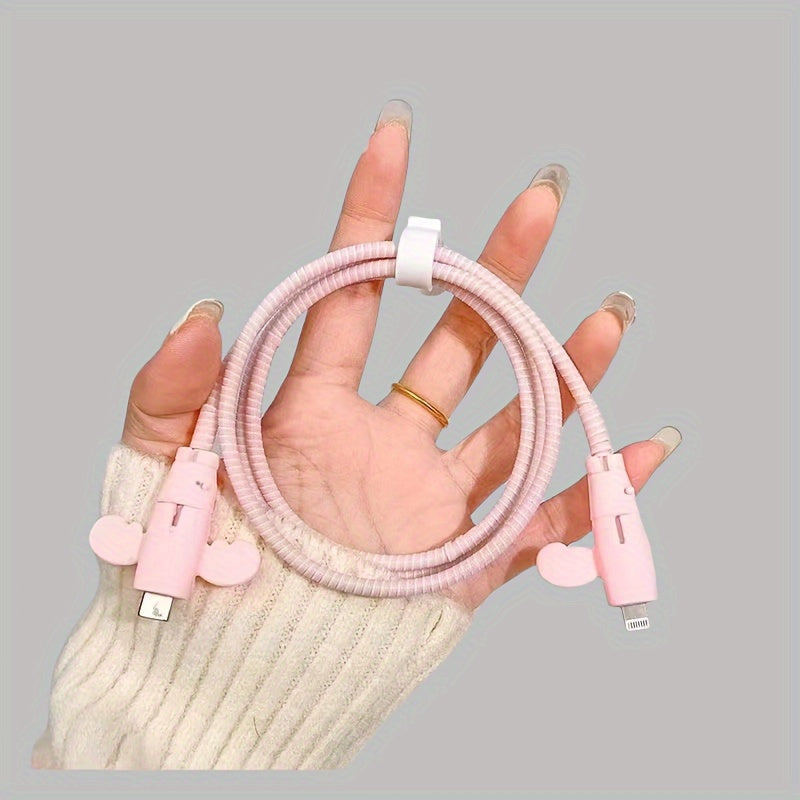 10pcs USB Cable Protective Covers – Universal Data Cable Protector for Mobile Phones