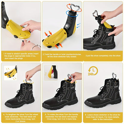 Stretching Tool for High Top Shoes & Boots – Durable Plastic, Perfect Fit for Men & Women