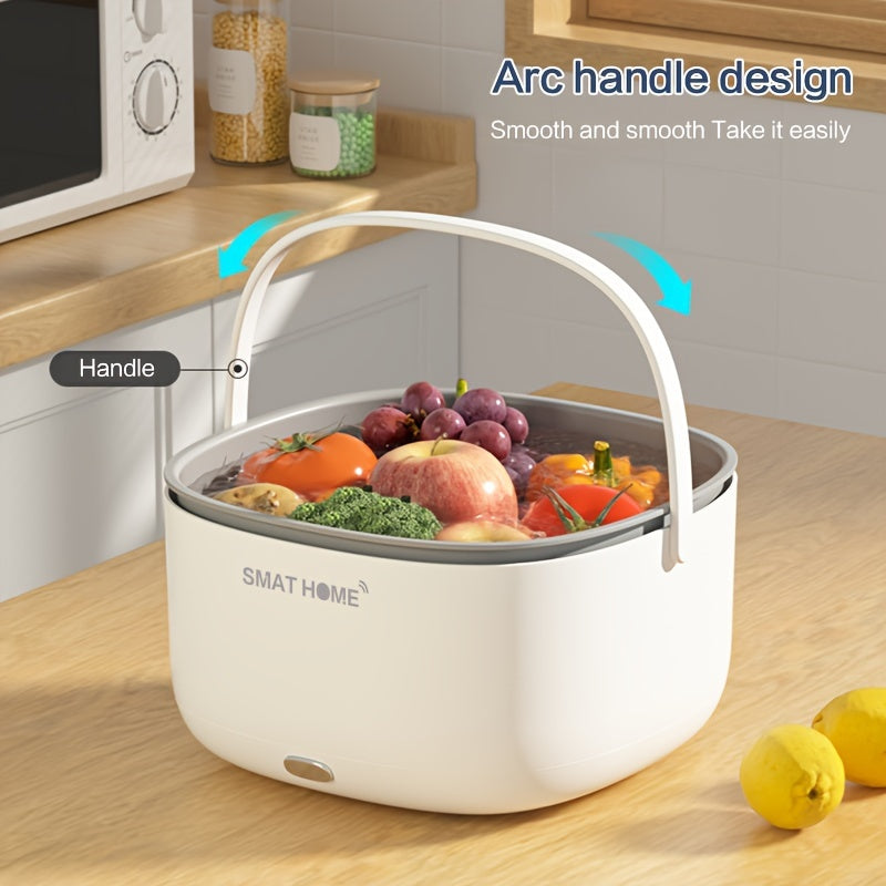 Fruit and Vegetable Purifier – Multi-Functional Household Cleaning Machine – Portable Automatic Vegetable Washer – Battery-Free