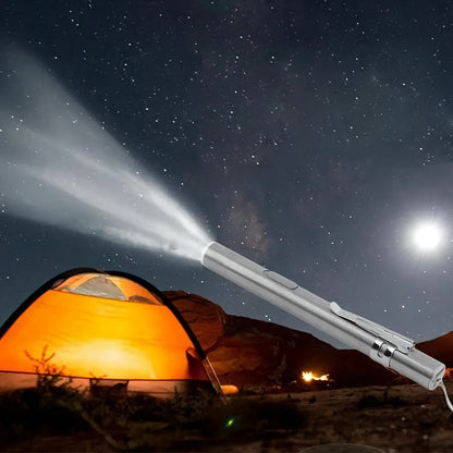 8000 Lumens Mini Penlight Lamp – USB Rechargeable Pocket LED Flashlight with Lanyard