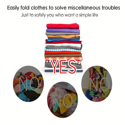 Practical Adult PP Shirt Folding Board - Easy Clothes Folding, Space-Saving, Travel-Friendly | Quick Folding Helper for Home | Perfect for Lazy People, Travelers, Busy Individuals