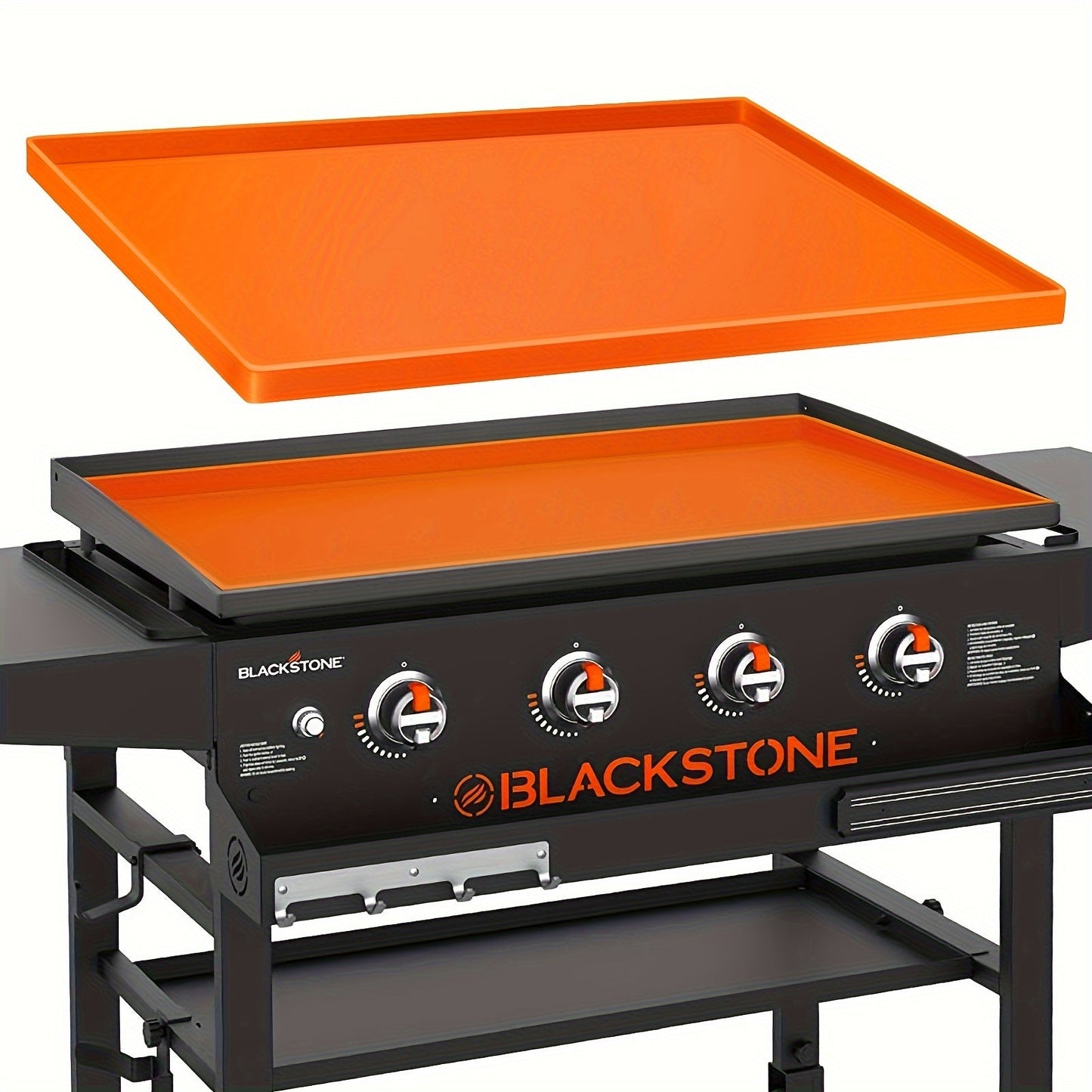 Silicone Griddle Mat for Blackstone - Food Grade, 17/22/28/36 Inches, BBQ Accessory, Grill Utensil Holder Mat, 1/2pcs