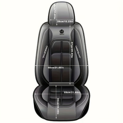 Universal Car Seat Cover – PU Leather Cushion Protector Mat for Sedan & SUV – Car Accessories – 1 Front Seat Cover