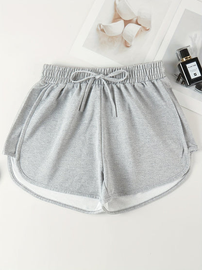 Women's Summer Lightweight Elastic Waist Athletic Shorts - Loose Casual Running and Yoga Comfort Shorts