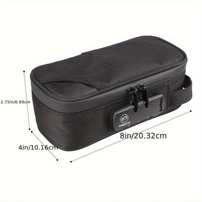 Smell Proof Bag with Lock – Carbon Lined Stash Storage Case, Odor-Resistant for Travel & Household Use