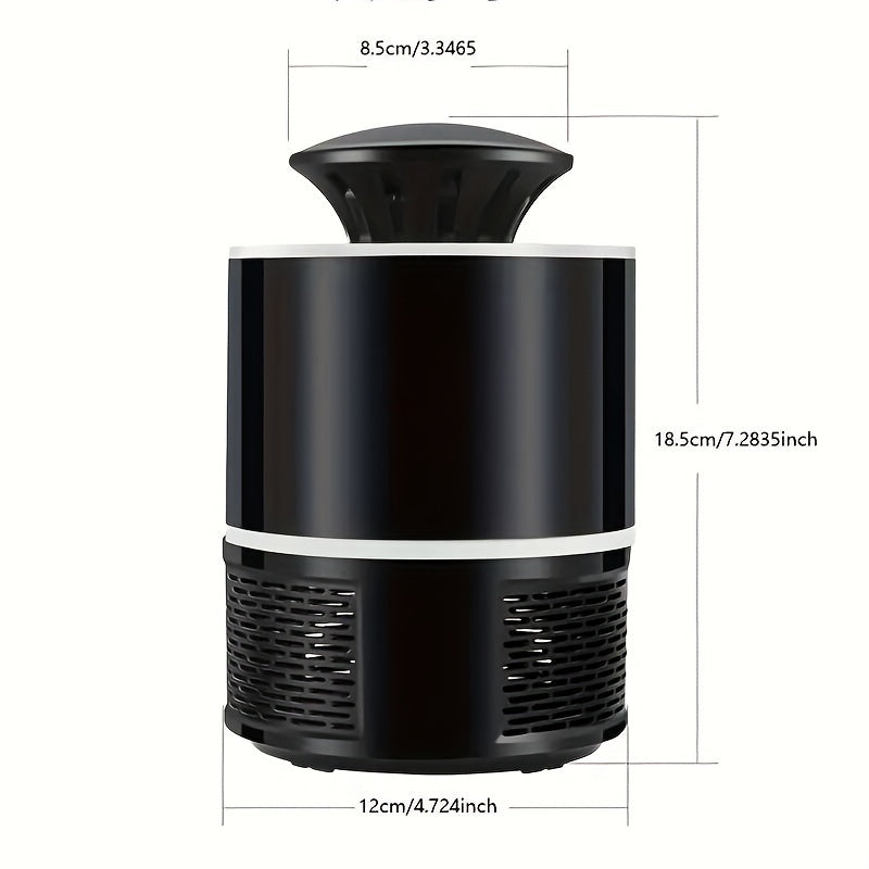 Household Mosquito Guardian – Automatic Silent Photocatalytic Repellent Lamp with Suction Device – Indoor Pest Control for Home and Family