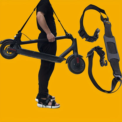 Heavy-Duty Skateboard & Scooter Transporter Strap – Ultra-Comfortable, Adjustable, Padded Shoulder Strap for Easy Carrying and Load-Bearing Support
