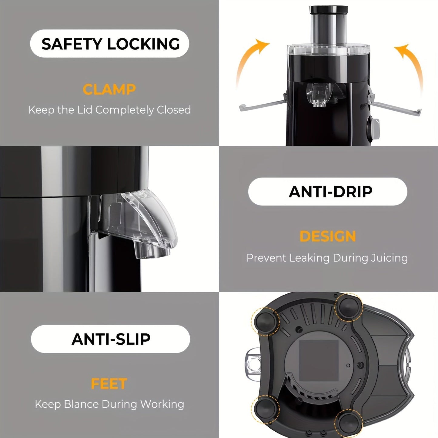 Compact Speedster Juicer – Citrus Juicer with High Juice Yield, Multiple Safety Features, BPA-Free, Black & Green – Easy Operation Centrifugal Extractor for Fruits and Vegetables