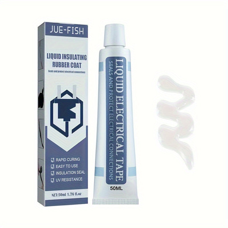 1.01/1.69oz Liquid Insulating Tape - Rubber Electrical Wire Coating, Circuit Board Repair Glue for Cable Fixes