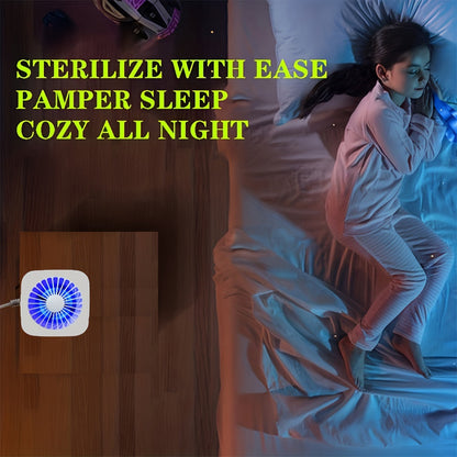 2024 New Compact AirGenie Mini Air Purifier – USB Powered, Formaldehyde Remover, Anion Generator – Whisper Quiet, Compact Design for Home and Office Desktop – Sleep Better, Breathe Easier