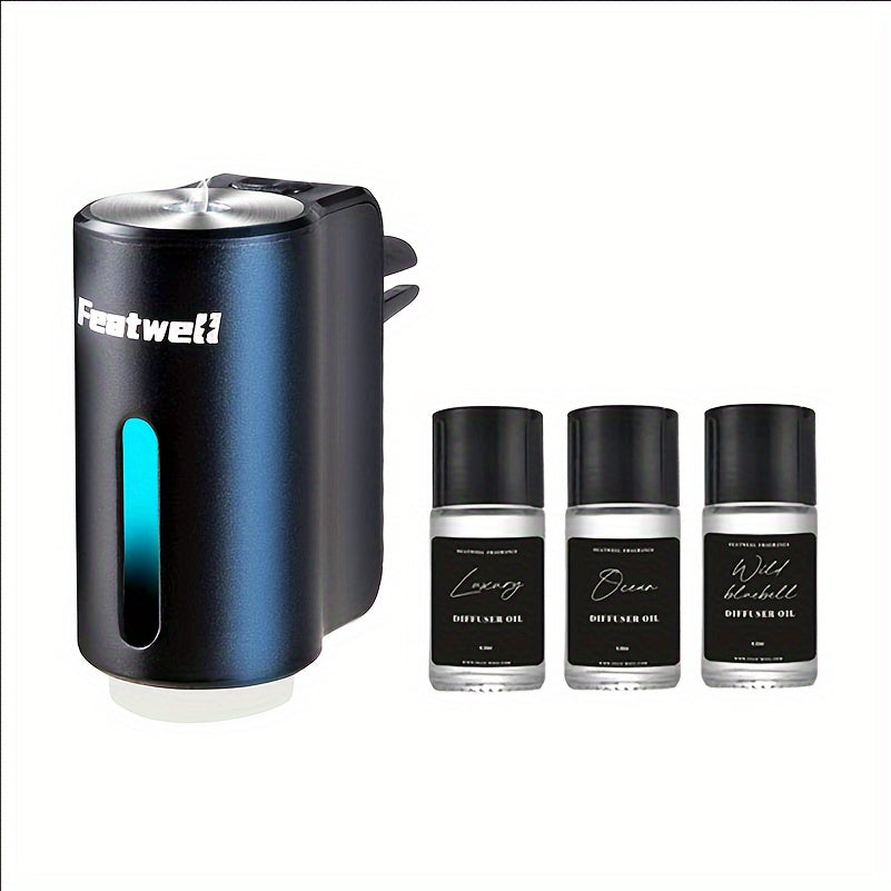 3 in 1 Adjustable Smart Car Air Aromatherapy Diffuser and Humidifier - Essential Oil Car Air Freshener