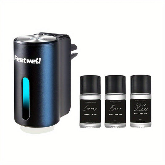 3 in 1 Adjustable Smart Car Air Aromatherapy Diffuser and Humidifier - Essential Oil Car Air Freshener