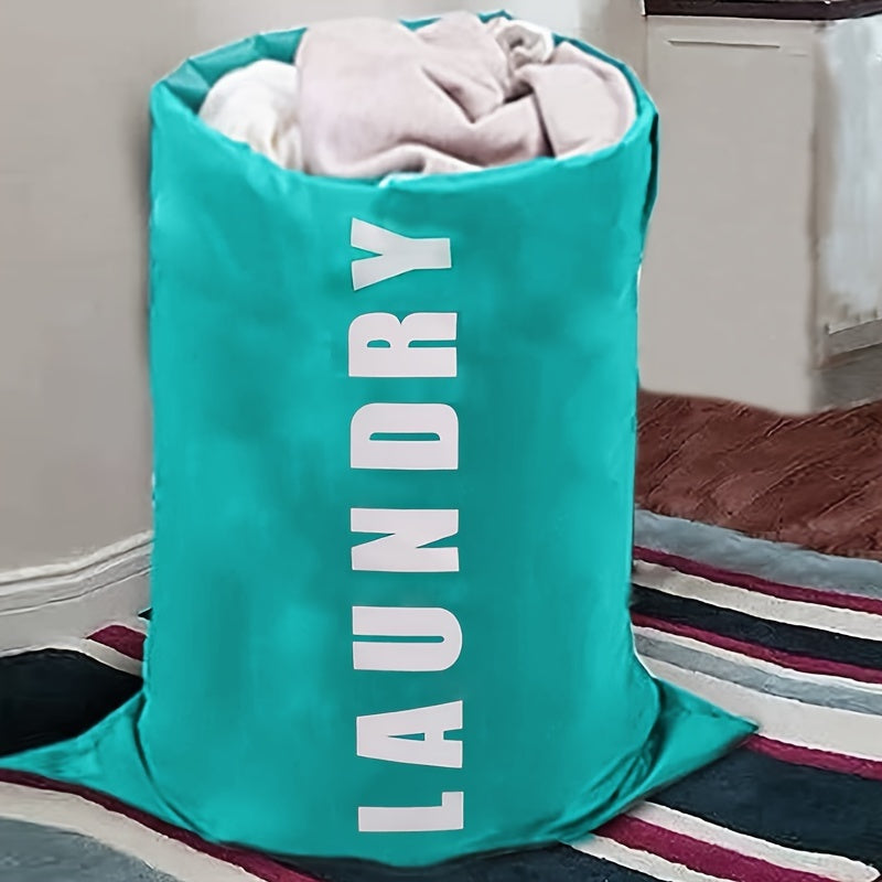 Extra Large Waterproof Drawstring Storage Bag - Durable Polyester, Foldable, Portable - Spacious Quilt and Clothes Packing Solution for Laundry, Camping, and Storage Needs