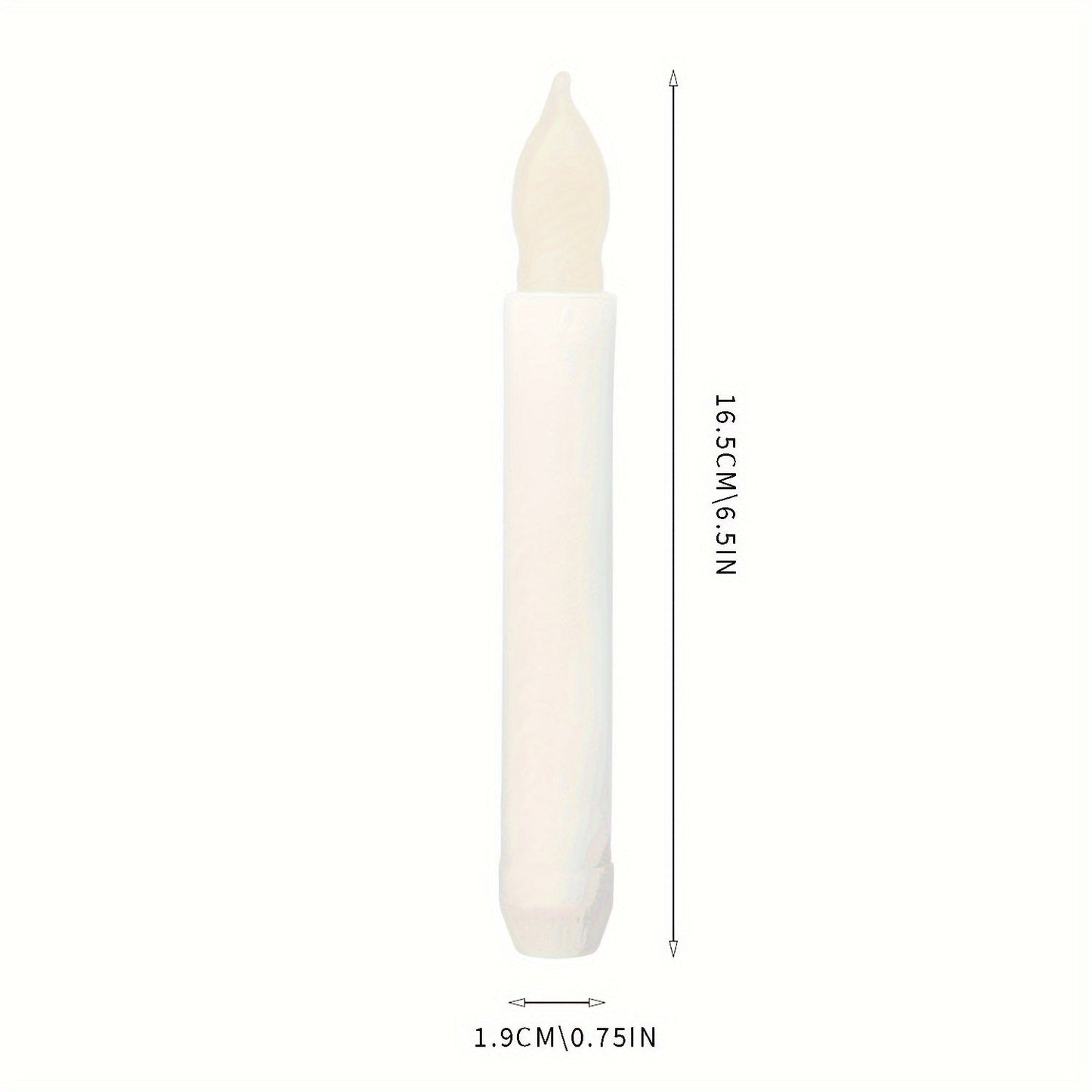 12-Pack Floating Candles – Harry Wand-Inspired Remote-Controlled LED Lights, Plastic Taper Candles for Proposals, Birthdays, Party Ceiling Decor, and Halloween-Themed Ambiance