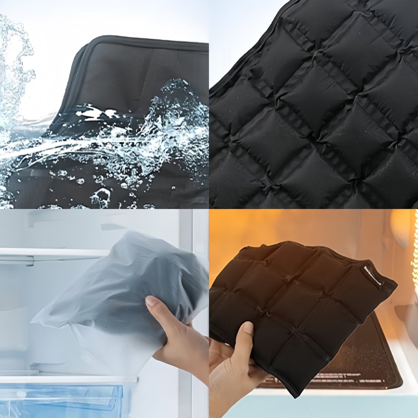Reusable Neck Ice Pack - Hot and Cold Gel Wrap for Pain Relief, Surgery Recovery, Sports Injury, Swelling, and Bruises