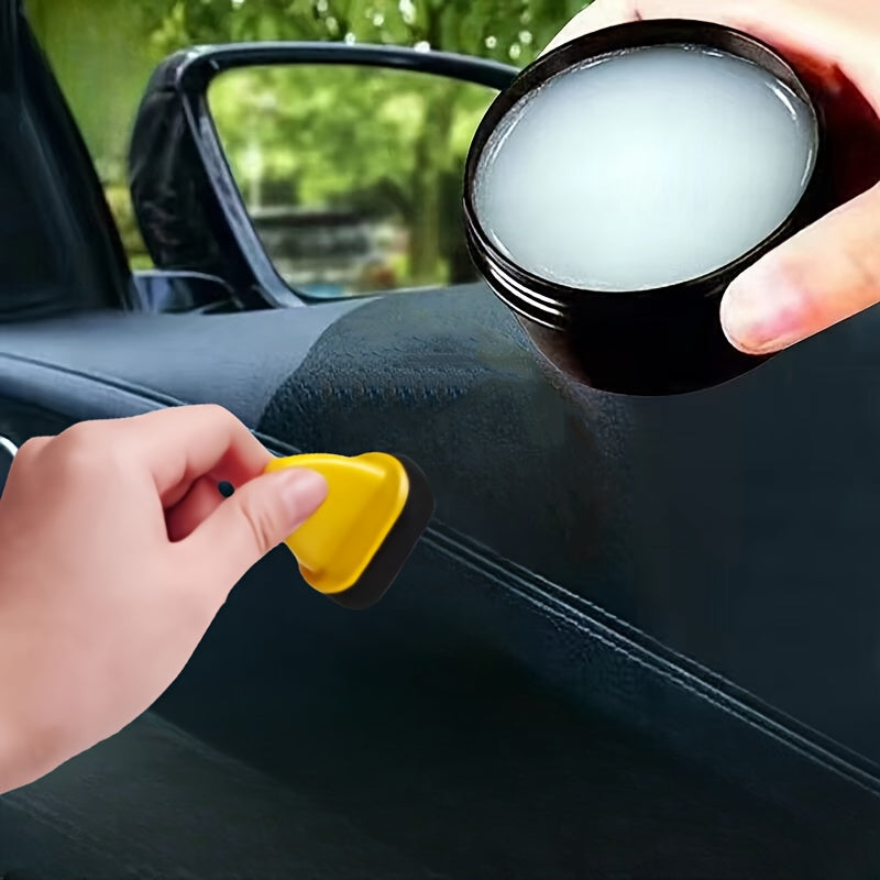 50G Upholstery Renewal Wax – ABS Resin Vehicle Interior Maintenance Cream, Non-Greasy Leather Conditioner for Dashboard and Seat Brightening