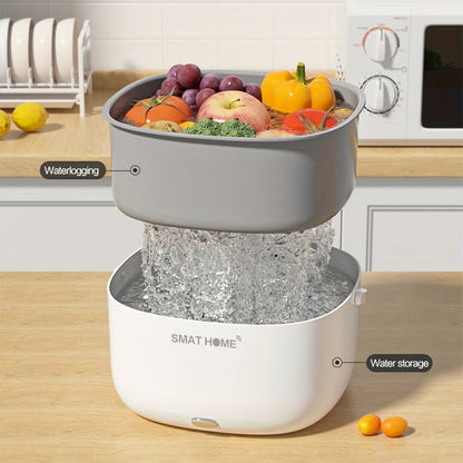 Fruit and Vegetable Purifier – Multi-Functional Household Cleaning Machine – Portable Automatic Vegetable Washer – Battery-Free