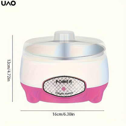 Effortless Automatic Yogurt Maker Machine - Compact and Multifunctional with One-Touch Operation for Yogurt, Natto and More - Ideal for Individual Servings