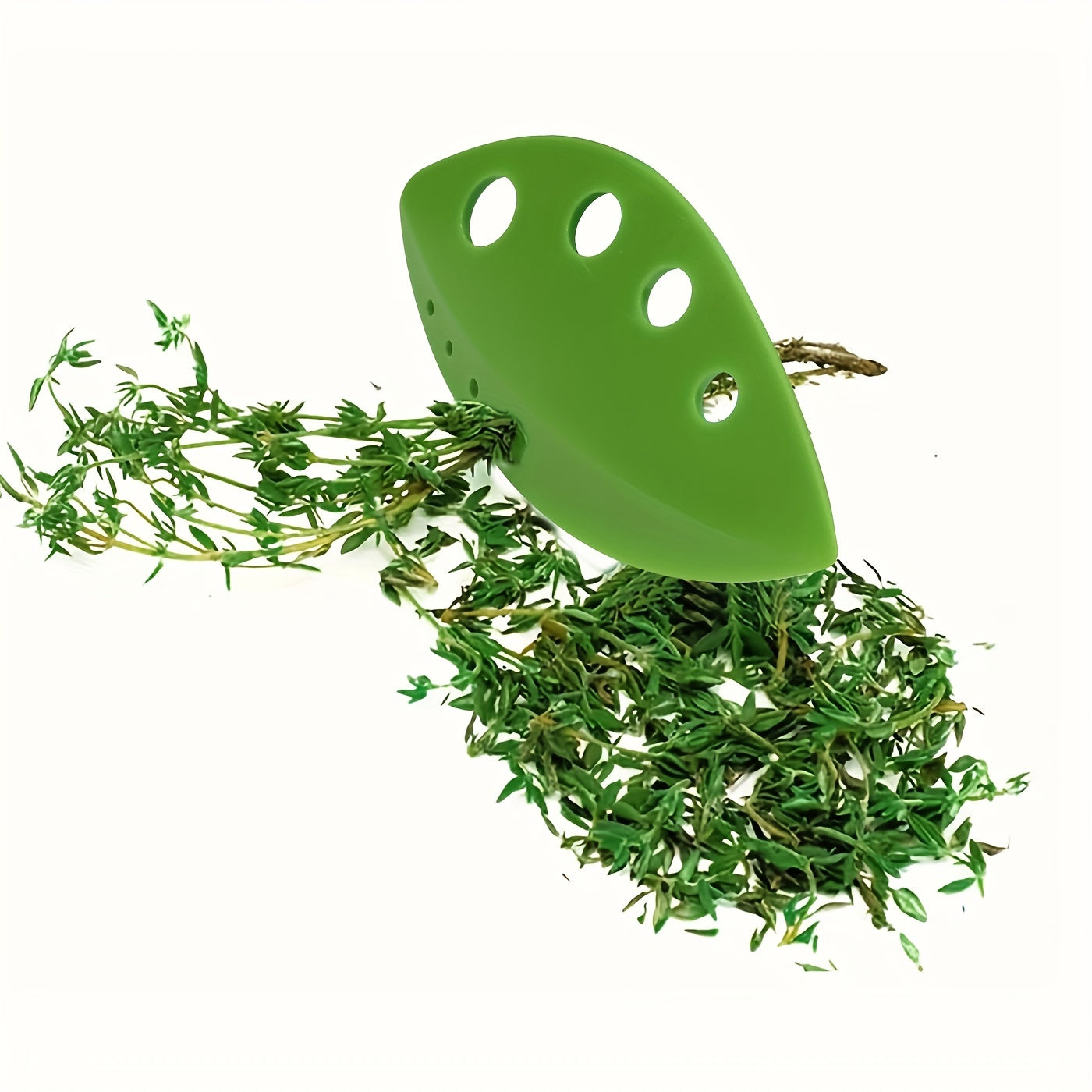 Leaf Stripper Tool - Plastic Kitchen Vegetable Leaf Peeler for Kale, Chard, Thyme, Basil and Rosemary, Essential Kitchen Gadget