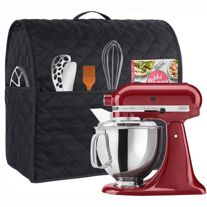 Stand Mixer Cover for KitchenAid - Dust Proof Cover with Accessory Storage Pockets and Handles - Fits All Tilt Head and Bowl Lift Models (4.5-5 Quart)
