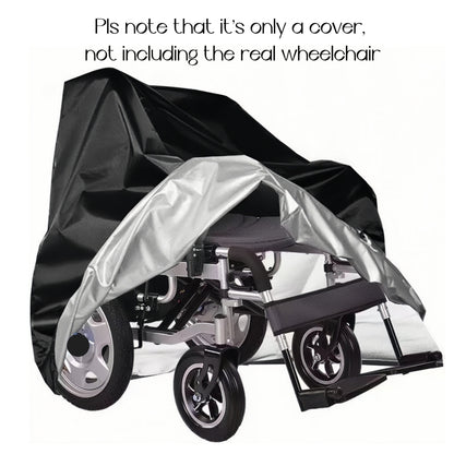 Electric Wheelchair Cover – Heavy-Duty 100x75x100cm, Weather-Resistant, UV Protection, Windproof, Snowproof, Waterproof with Elastic Hem