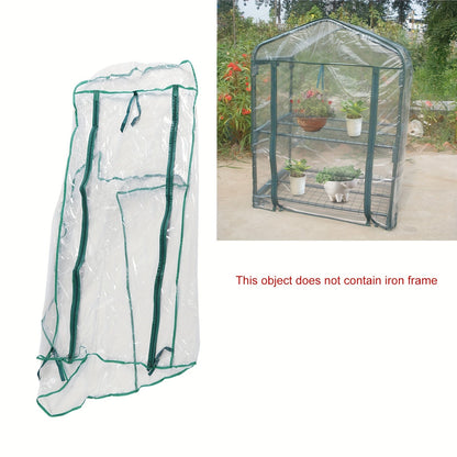 Mini Portable Greenhouse – PVC Garden Greenhouse for Outdoor Flower Plants, Warm Greenhouse ( Iron Stand Not Included )