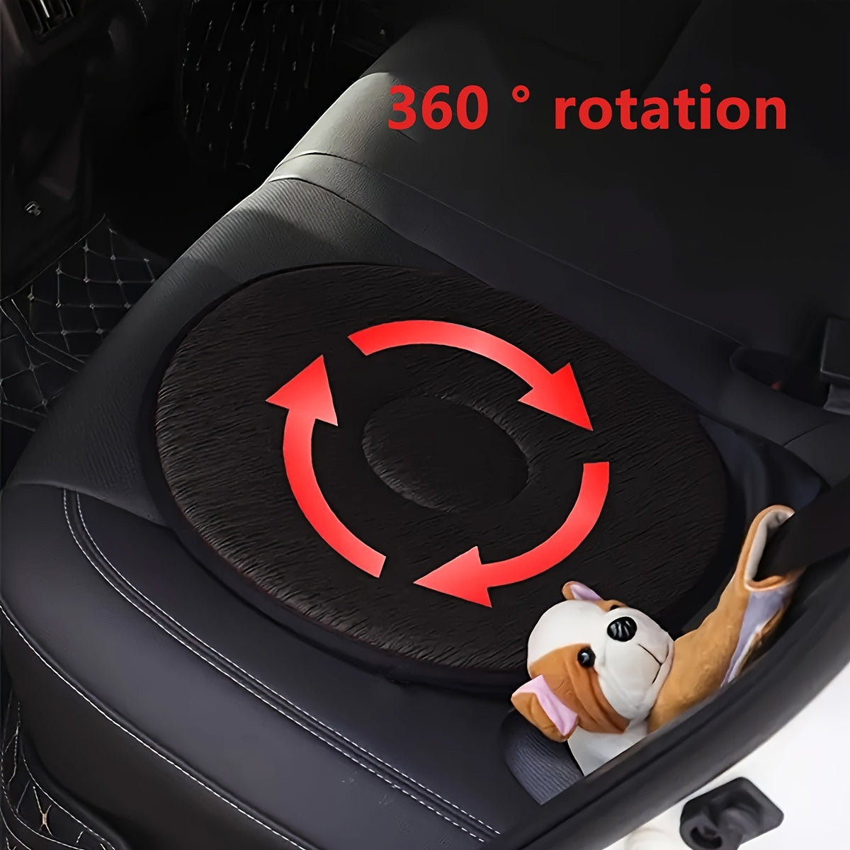Swivel Seat Cushion for Car and Home - 360° Rotation, Non-Slip, Easy Access Chair Pad for Elderly and Pregnant Users