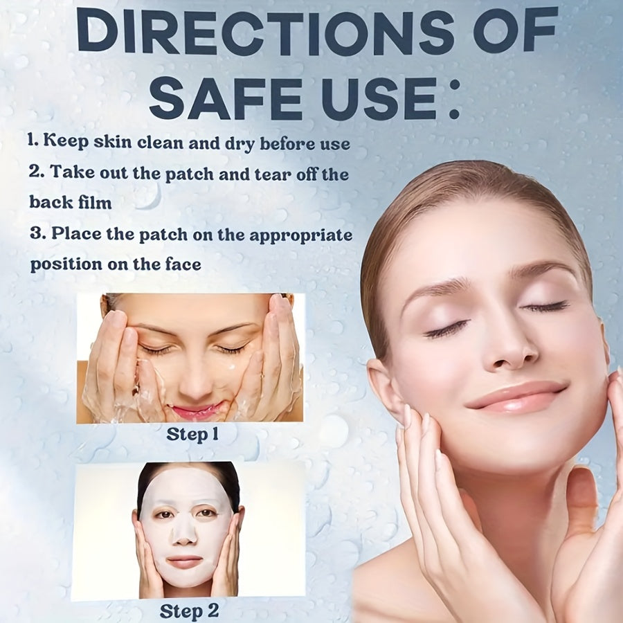 8Pcs Bio-Collagen Deep Mask Pack - Hydrating, Firming, Anti-Aging Facial Sheet Masks | Rich in Collagen, Hyaluronic Acid, Vitamin E, Nicotinamide | Moisturizing, Brightening for All Skin Types