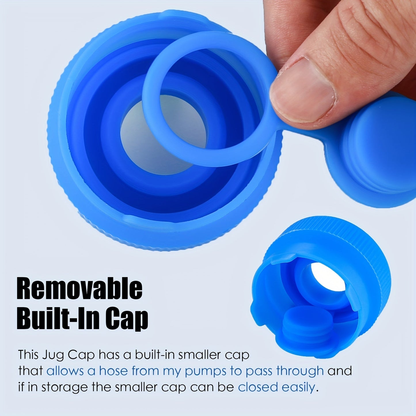 3pcs Silicone Water Bucket Lids - Fits 1, 2, 3, 4, 5 Gallon Buckets, Reusable, High-Temperature Resistant, Easy to Clean, Environmentally Friendly