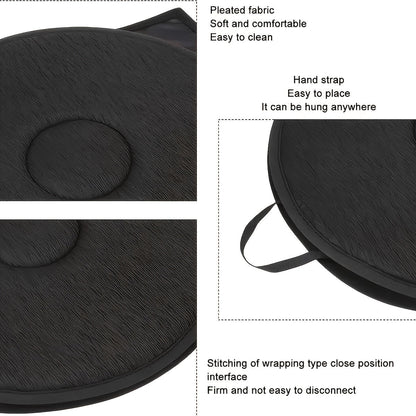 Swivel Seat Cushion for Car and Home - 360° Rotation, Non-Slip, Easy Access Chair Pad for Elderly and Pregnant Users