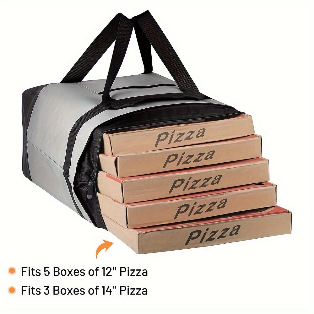 Insulated Reusable Tote Bag – For Grocery Shopping, Food Delivery, and Travel – Keeps Food Cold, Ideal for Doordash/Grubhub, Cooler Bag for Beach/Picnic