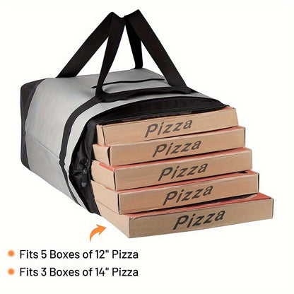 Insulated Reusable Tote Bag – For Grocery Shopping, Food Delivery, and Travel – Keeps Food Cold, Ideal for Doordash/Grubhub, Cooler Bag for Beach/Picnic
