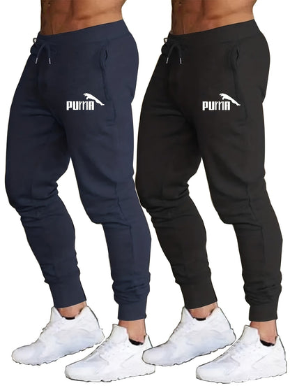 Two-Piece Men's Sports Trousers - Comfortable and Stylish Activewear