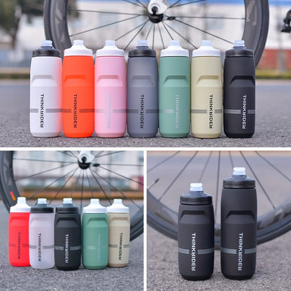 ThinkRider High-Capacity Bike Water Bottle – 620/750ml, Durable PP, Leak-Proof, Easy to Clean, Ideal for MTB/Road Cycling