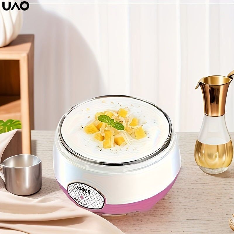 Effortless Automatic Yogurt Maker Machine - Compact and Multifunctional with One-Touch Operation for Yogurt, Natto and More - Ideal for Individual Servings