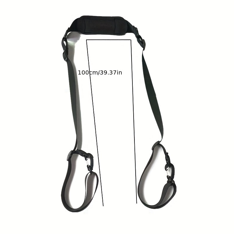 Heavy-Duty Skateboard & Scooter Transporter Strap – Ultra-Comfortable, Adjustable, Padded Shoulder Strap for Easy Carrying and Load-Bearing Support