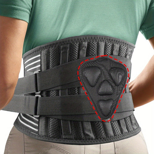 Back Brace for Lower Back - Lumbar Support for Heavy Lifting, Breathable Waist Support for Sciatica and Herniated Disc, Men and Women